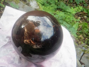 Smokey Quartz Sphere Diameter 10"