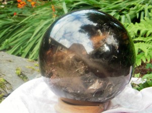 Smokey Quartz Sphere.